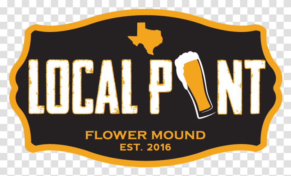 Local Pint Flower Mound, Label, Sticker, Candle Transparent Png