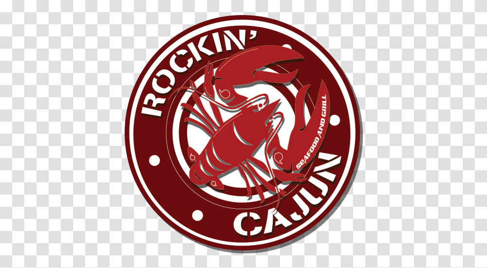 Local Seafood Restaurant Carson Ca Rockin Cajun Circle, Logo, Symbol, Trademark, Coin Transparent Png