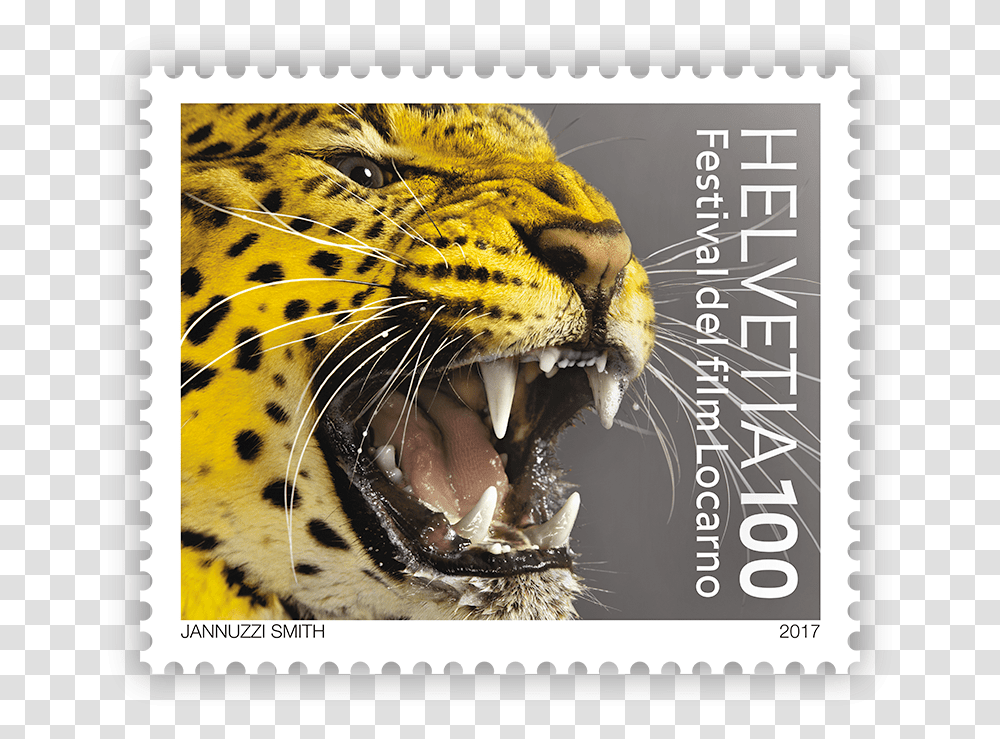 Locarno Film Festival Poster, Postage Stamp, Panther, Wildlife, Mammal Transparent Png