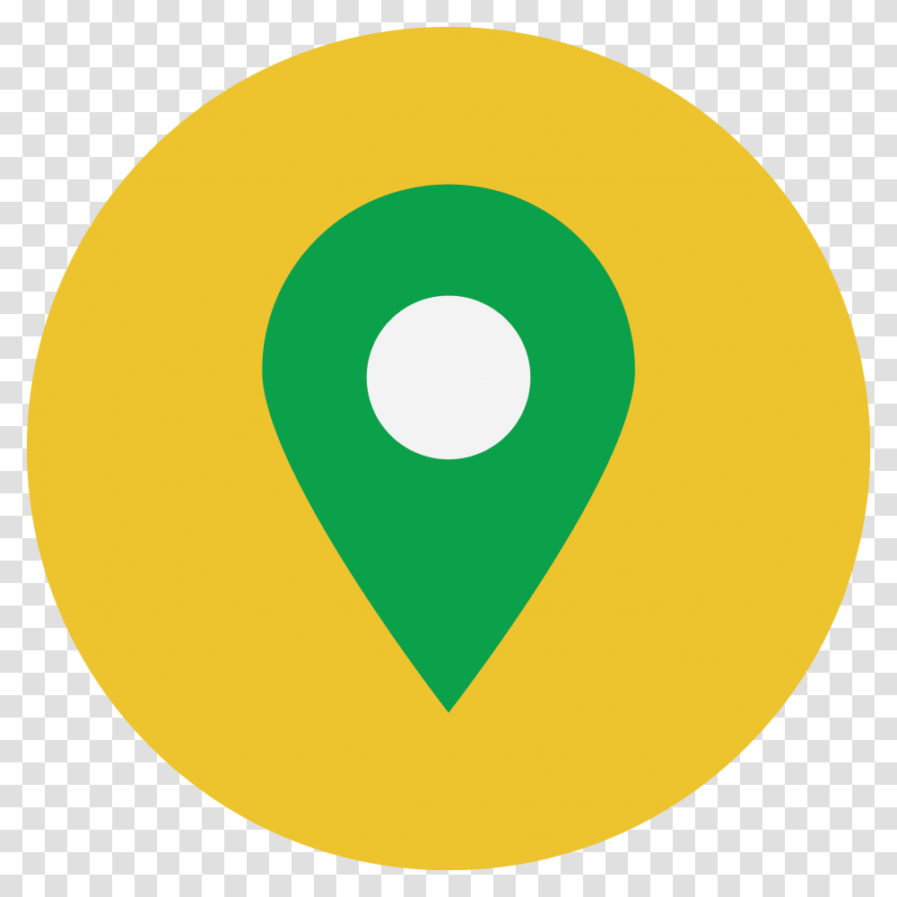 Location Icon Circle, Label, Sticker, Number Transparent Png