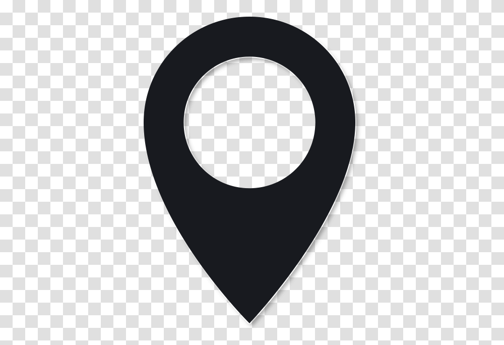 Location Icon, Plectrum, Moon, Outer Space, Night Transparent Png