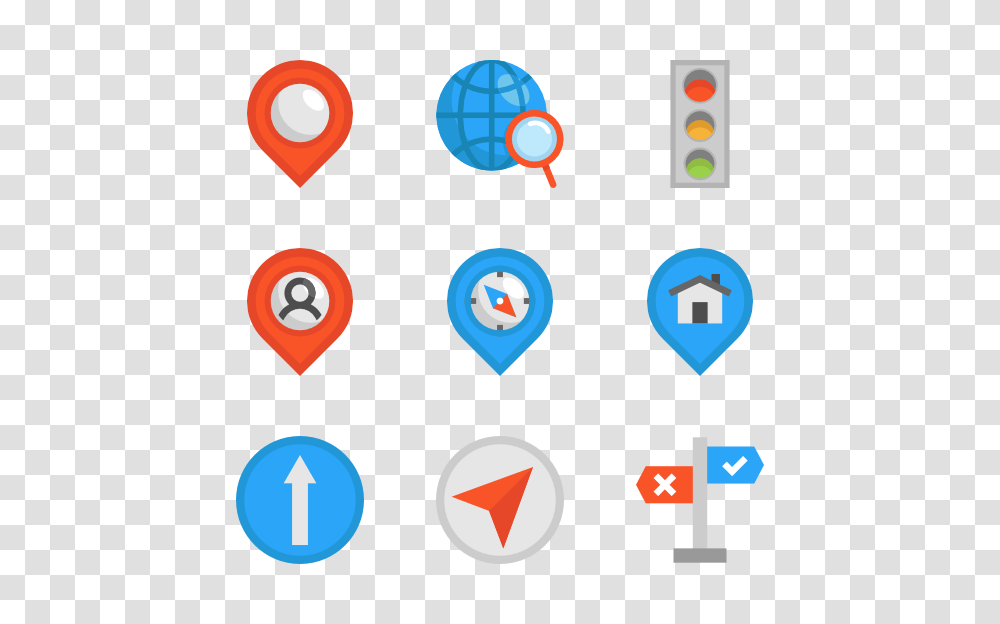 Location Icons, Light, Number Transparent Png