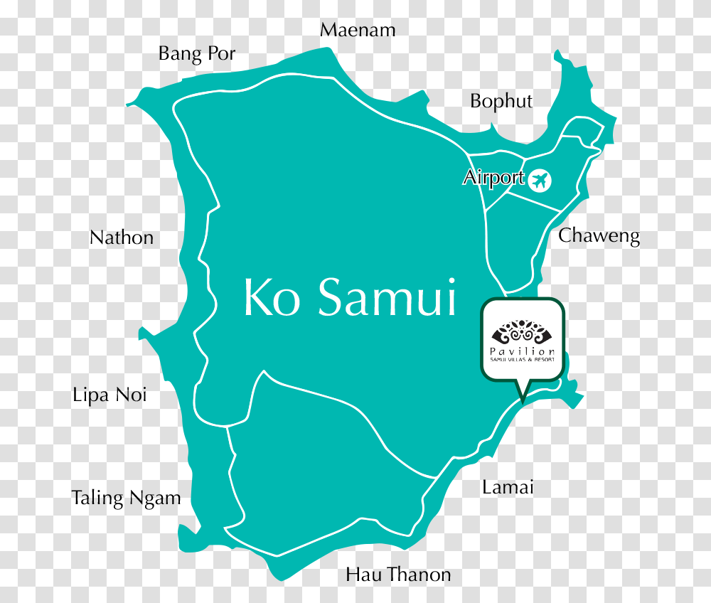 Location Map Koh Samui Map, Diagram, Atlas, Plot, Person Transparent Png