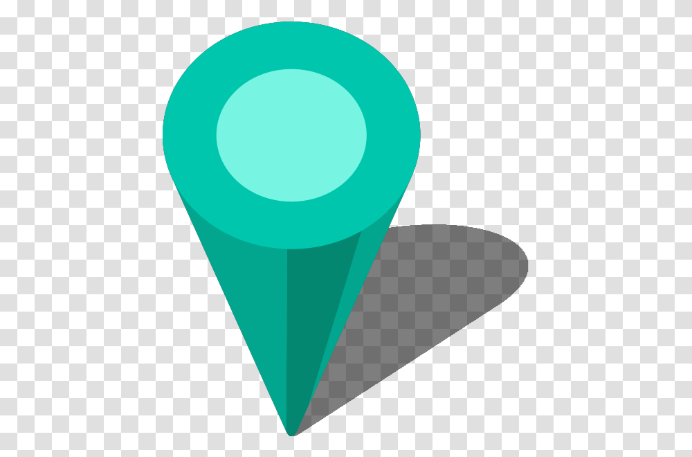 Location Map Pin Turquoise Blue7 Turquoise Location Pin Icon, Cone, Triangle, Plectrum Transparent Png