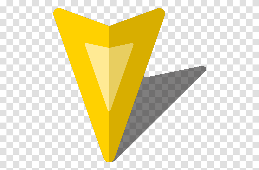 Location Map Pin Yellow8 Yellow Location Icon, Triangle, Arrowhead Transparent Png