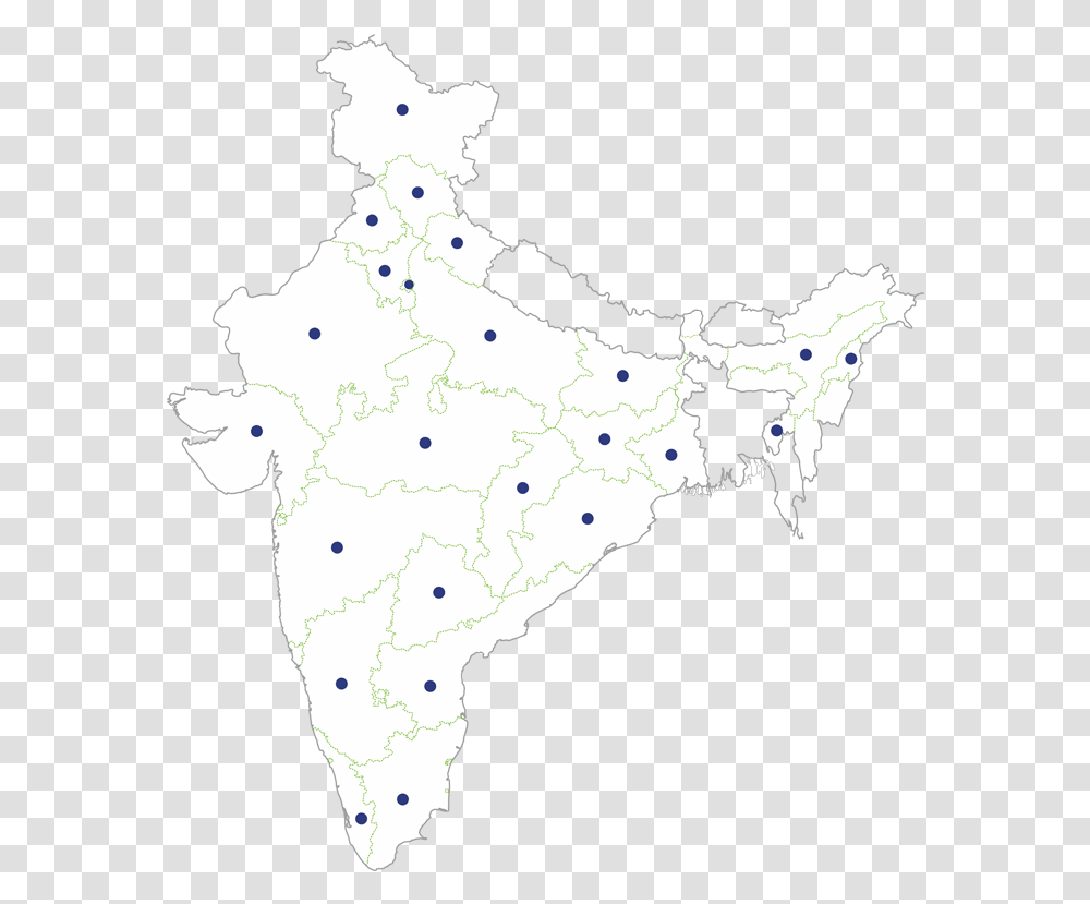 Location Of Indian Space Research Centres, Map, Diagram, Plot, Atlas Transparent Png