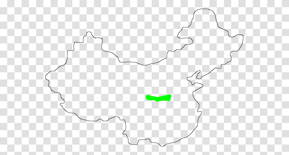 Location Of Qinlin On China Map, Airplane, Light, Electronics Transparent Png