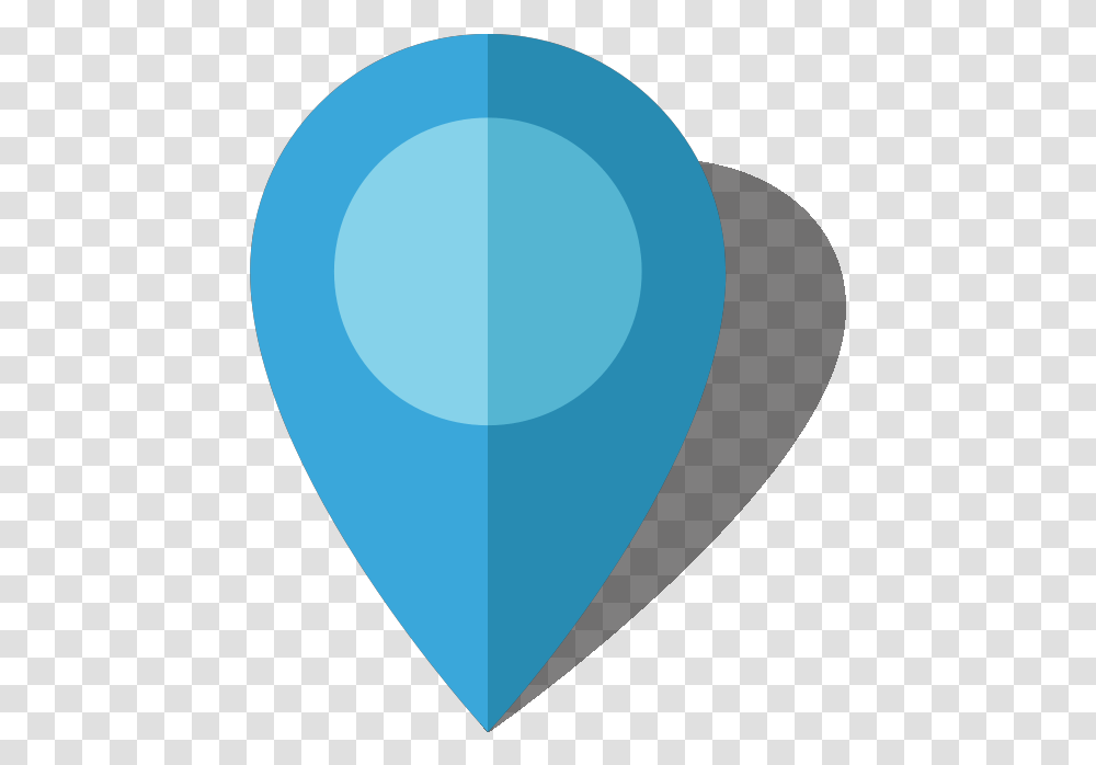 Location Pin Icons Light Blue, Plectrum Transparent Png