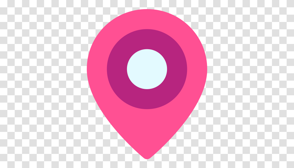 Location Pin Navigation Destination Google Maps Icoon Roze, Plectrum, Number, Symbol, Text Transparent Png