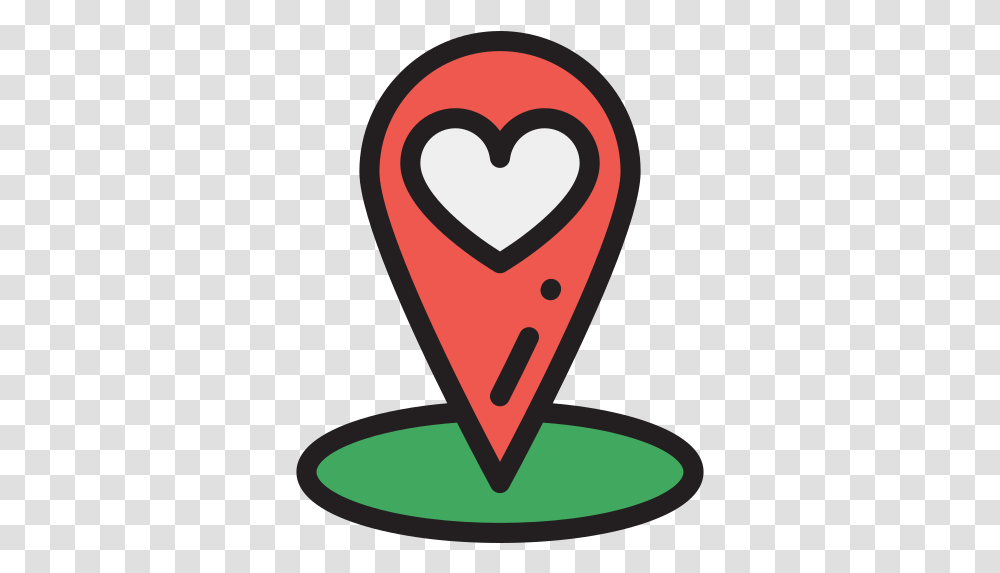 Location Place Wedding Love Heart Map Marker Free Icon Icon Lokasi Pernikahan, Sweets, Food, Confectionery, Label Transparent Png
