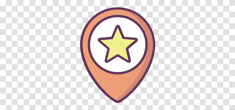 Location Star Pointer Point Free Icon Of Vol5 Icons Language, Symbol, Star Symbol Transparent Png