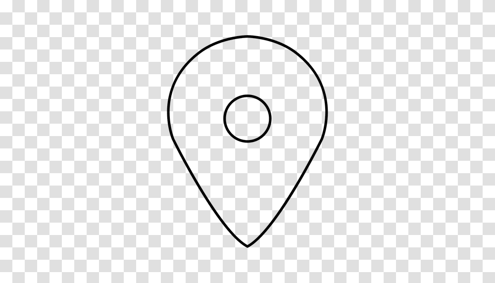 Location Stroke Icon, Plectrum, Bow, Number Transparent Png