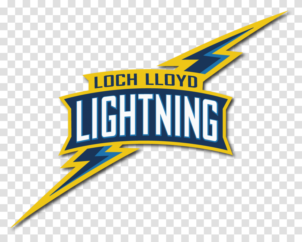 Loch Lloyd Lightning Logo Graphic Design, Trademark, Badge, Emblem Transparent Png