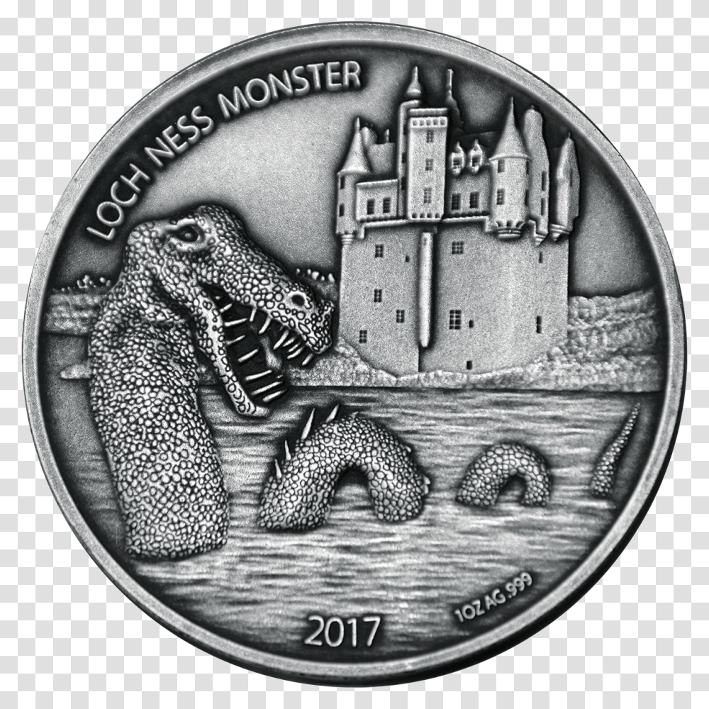 Loch Ness Monster Loch Ness Monster Coin, Nickel, Money, Helmet Transparent Png