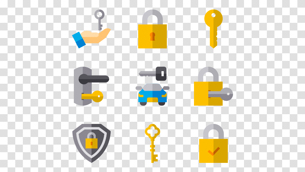 Lock And Key Icons, Security, Combination Lock Transparent Png