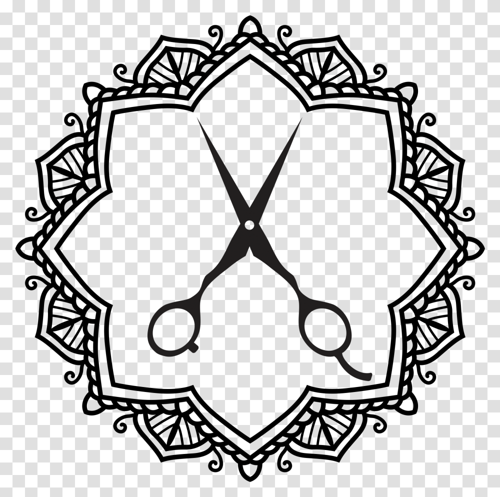 Lock And Key Salon Coloring Book, Weapon, Weaponry, Scissors, Blade Transparent Png