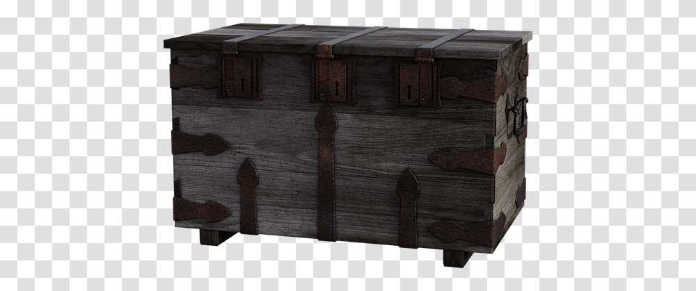 Lock Box Wooden Metal Key Chest Pirate Wood Coffee Table, Building, Urban, Plywood, Brick Transparent Png