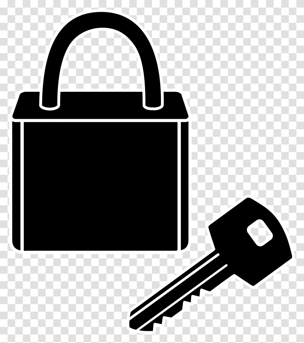 Lock Clip Art, Key, Hammer, Tool, Security Transparent Png