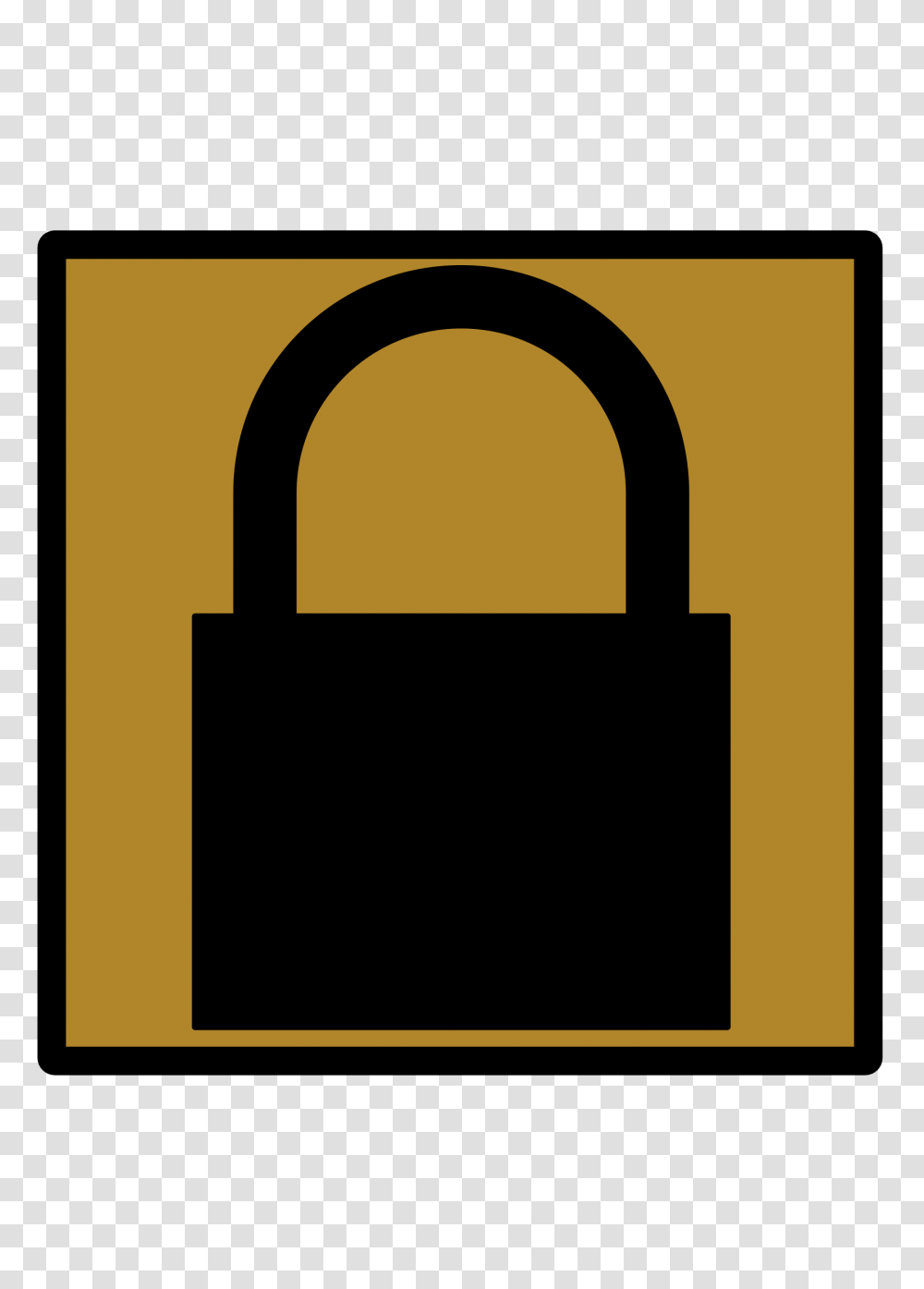 Lock Clipart Silhouette, Combination Lock, Mailbox, Letterbox Transparent Png