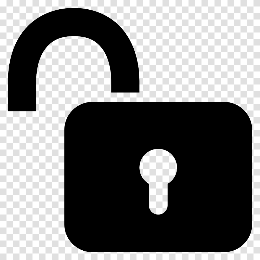Lock Hole Unlocked Lock Icon, Gray, World Of Warcraft Transparent Png