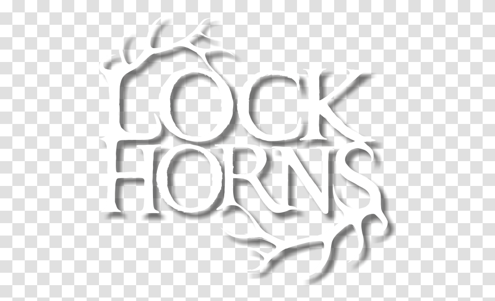 Lock Horns Calligraphy, Handwriting, Alphabet, Letter Transparent Png