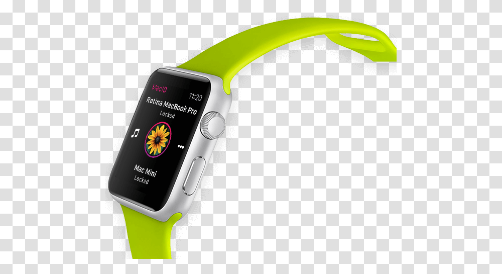 Lock Or Unlock Your Mac Right From Your Wrist With Macid For Apple, Blow Dryer, Appliance, Hair Drier, Wristwatch Transparent Png