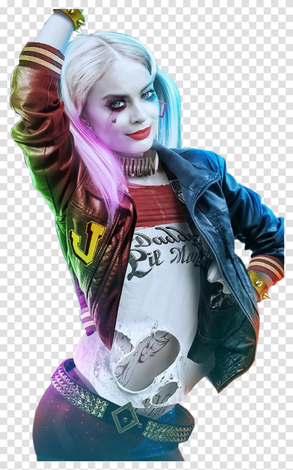 Lock Screen Harley Quinn, Costume, Person Transparent Png