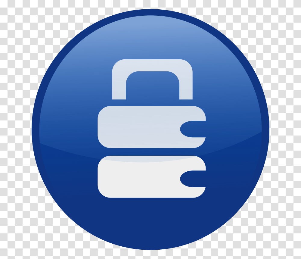Locked Blue Home Icon Clipart, Security, Hand, Light Transparent Png