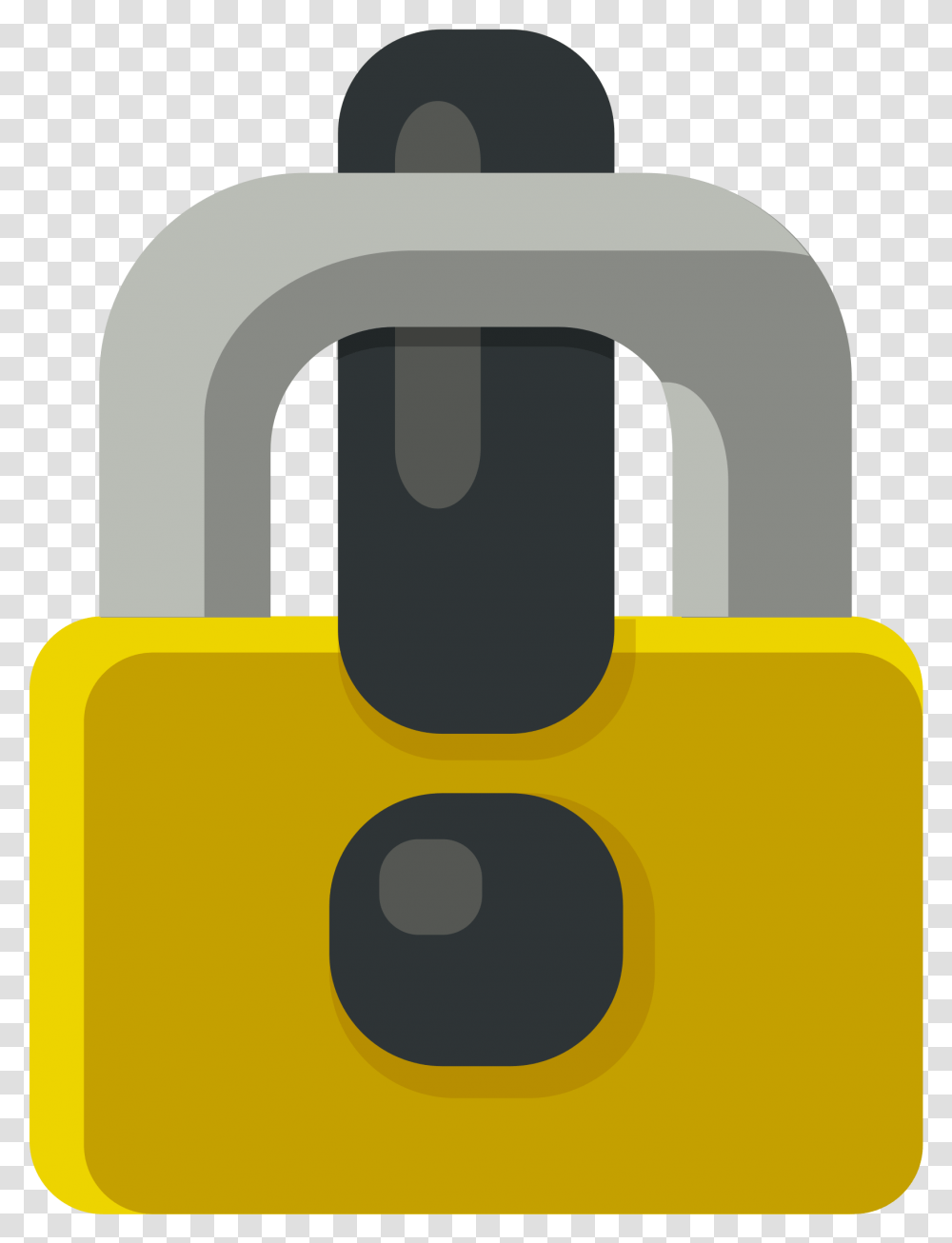 Locked Exclamation Mark Padlock Vector Art, Security, Combination Lock, Light Transparent Png