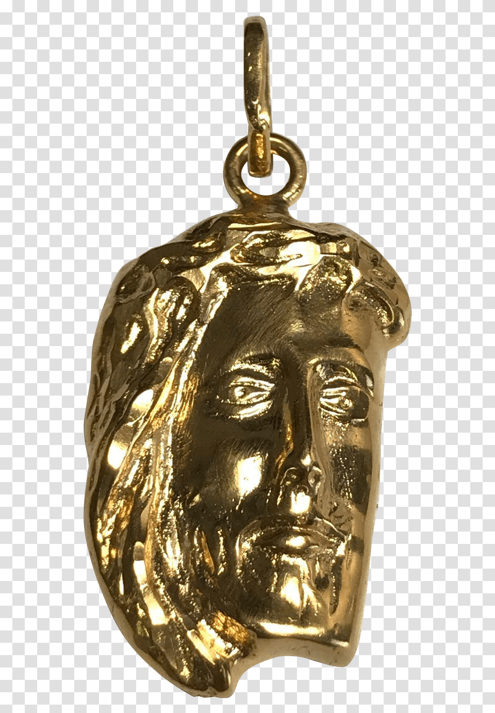 Locket, Bronze, Head, Gold, Money Transparent Png