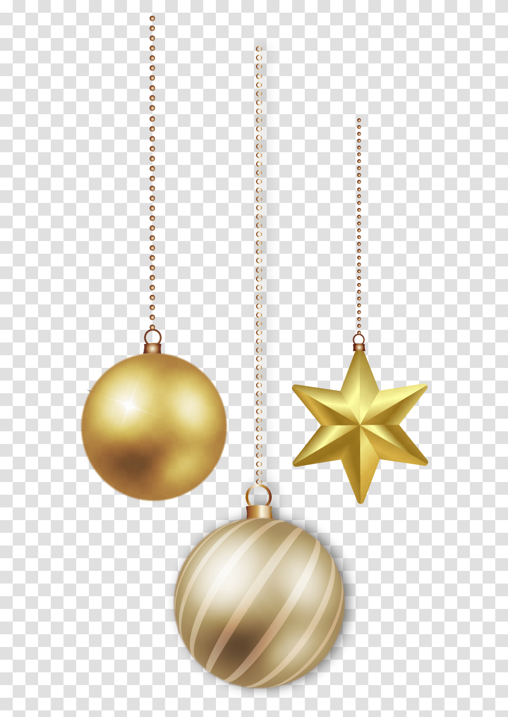 Locket Clipart Christmas Ornament Vector, Gold, Star Symbol, Lighting, Bronze Transparent Png