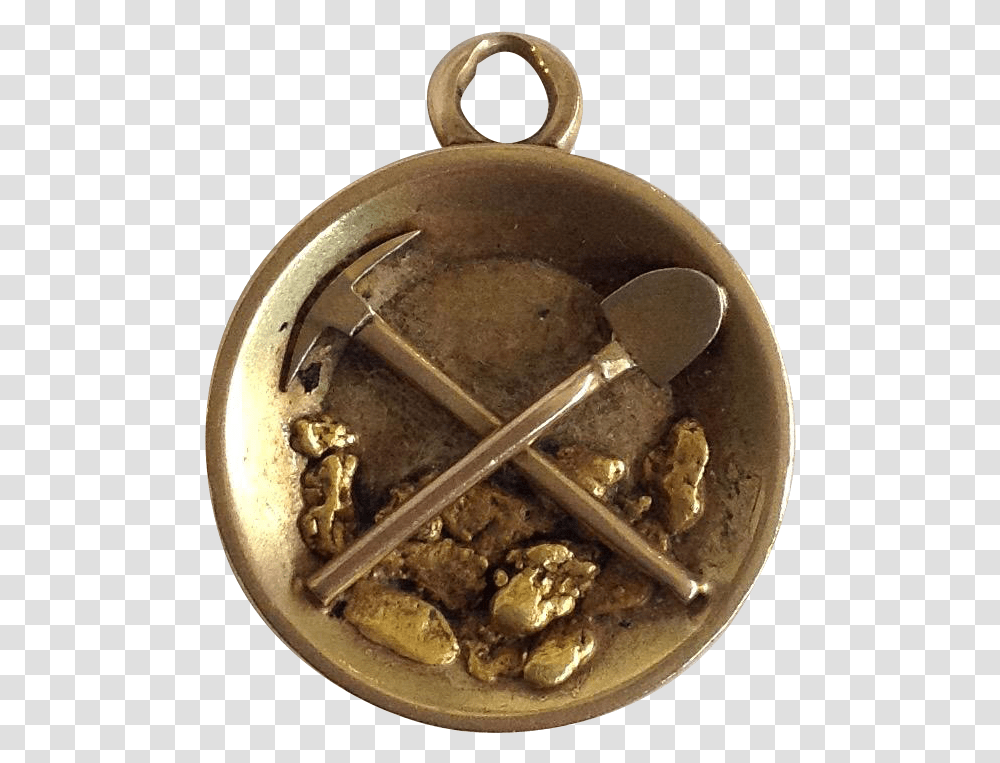 Locket, Spoon, Cutlery, Gold Transparent Png