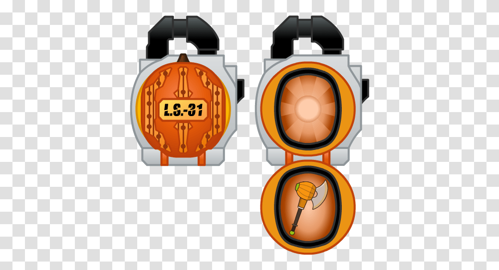 Lockseed Pumpkin Malunis' Kamen Rider Wiki Kamen Rider Gaim Orange Lockseed, Wristwatch, Car, Vehicle, Transportation Transparent Png