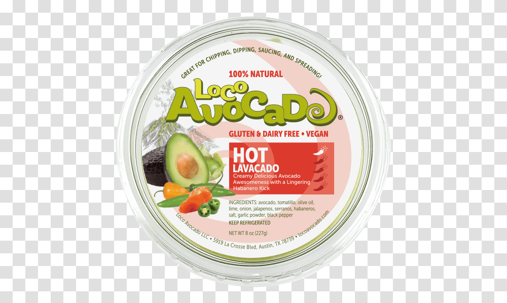 Loco Avocado Hot Lavacado Avocado, Plant, Fruit, Food, Bowl Transparent Png