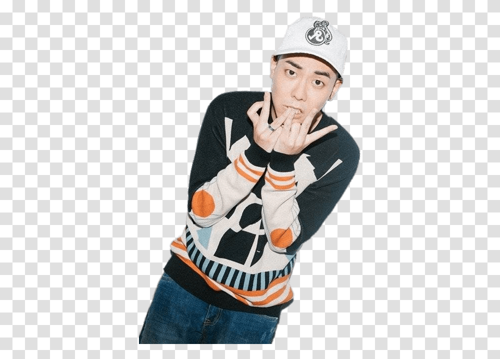 Loco Posing Loco K Pop, Person, Face, Pants Transparent Png