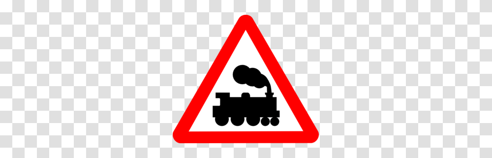 Loco Train Carriage Clip Art For Web, Sign, Road Sign, Triangle Transparent Png