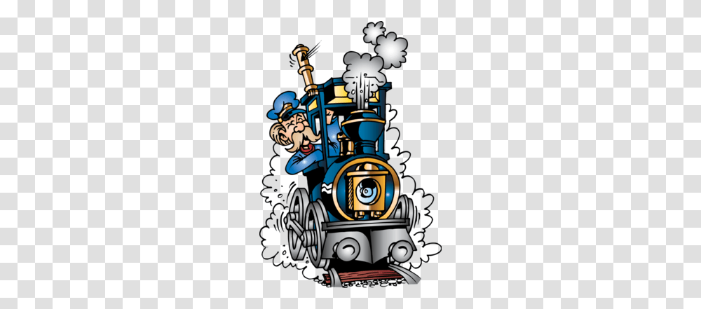 Locomotive Clipart, Machine, Robot, Book, Poster Transparent Png