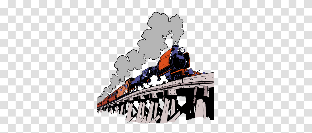 Locomotive Clipart Victorian Train, Railway, Transportation, Vehicle, Building Transparent Png