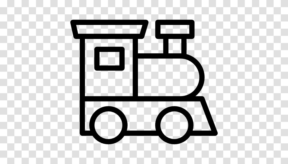 Locomotive Icon, Shopping Cart, Lawn Mower, Tool, Stencil Transparent Png