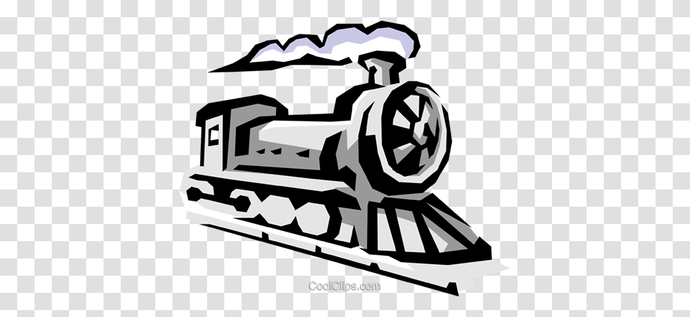 Locomotive Royalty Free Vector Clip Art Illustration, Weapon, Cannon, Machine, Architecture Transparent Png
