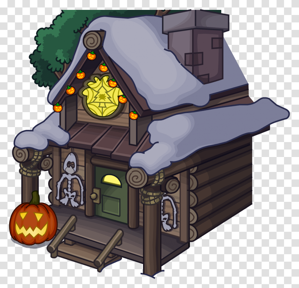 Lodging Clipart Club Penguin Buildings, Housing, Halloween, Food, House Transparent Png