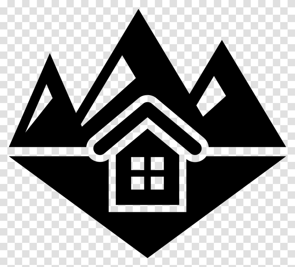 Lodging, Triangle, Stencil, Logo Transparent Png