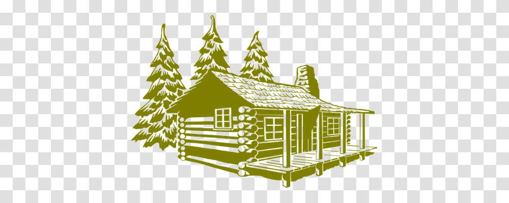Log Cabin Architecture, Housing, Building, House Transparent Png