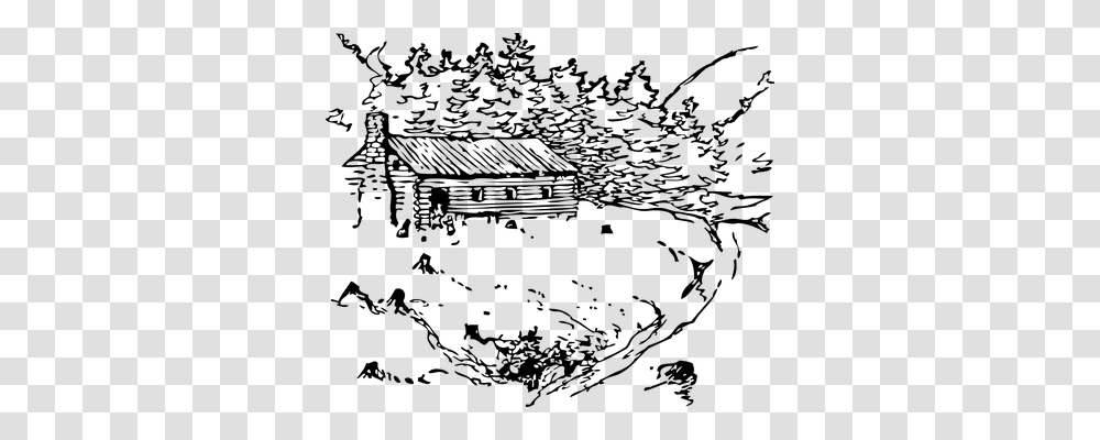 Log Cabin Architecture, Gray, World Of Warcraft Transparent Png
