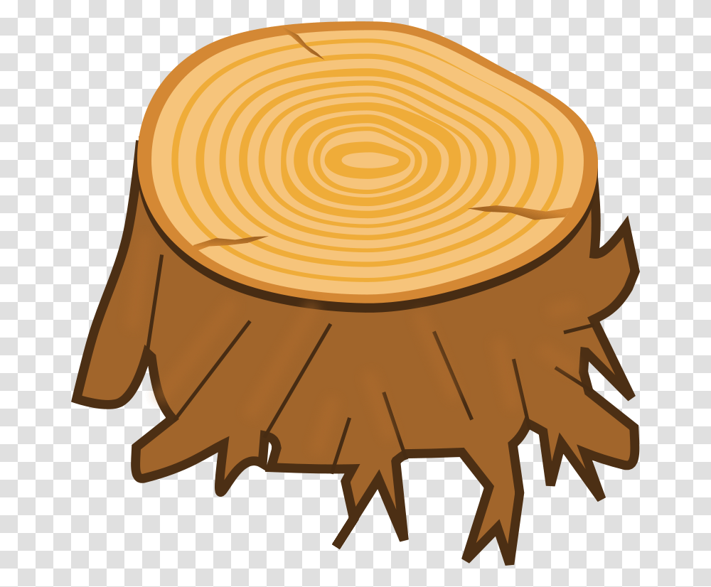 Log Cabin Cartoon Clipart, Tree Stump, Lamp Transparent Png