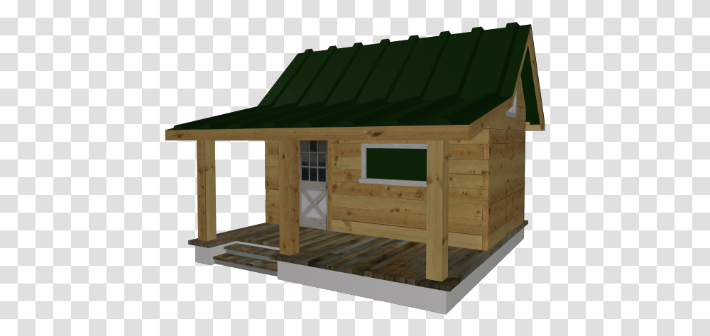 Log Cabin, Dog House, Den, Housing, Building Transparent Png