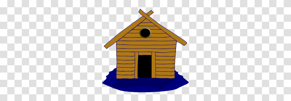 Log Home And Seasonal Clip Art, Dog House, Den, Housing, Building Transparent Png