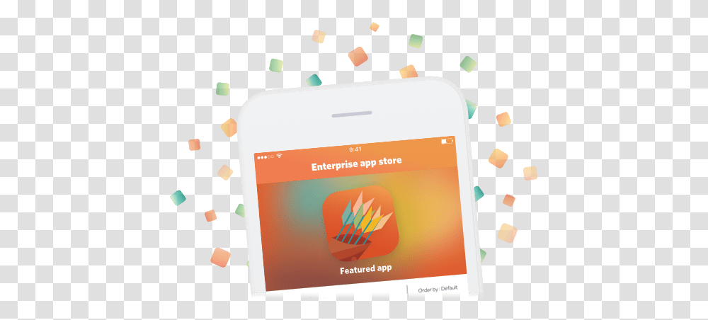 Log Into Your Enterprise App Store Graphic Design, Text, Paper, Confetti, Box Transparent Png