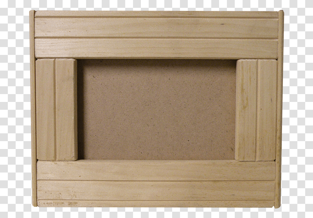 Log Picture Frame Craft Kit Plywood, Furniture, Drawer, Cabinet, Cupboard Transparent Png