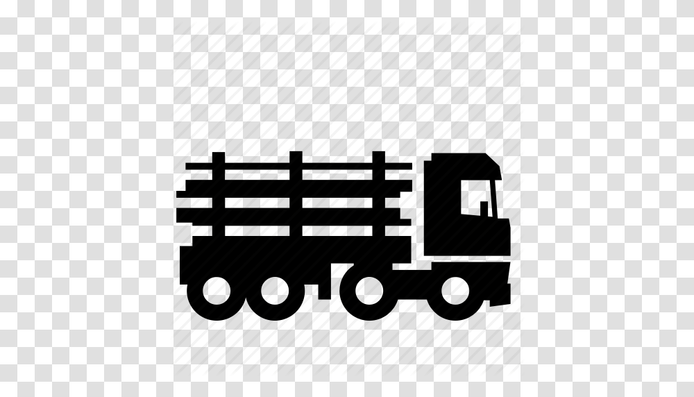 Log Road Semi Timber Transport Truck Wood Icon, Transportation, Vehicle, Piano, Train Transparent Png